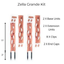 Wooden Extendable Plant Support & Trellis - Zella 19 Wooden Extendable Plant Support & Trellis - Zella -Ed's plant shop wooden extendable plant support trellis zella 903392