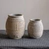 Yukun Tribal Design Stoneware Planter - Various Sizes